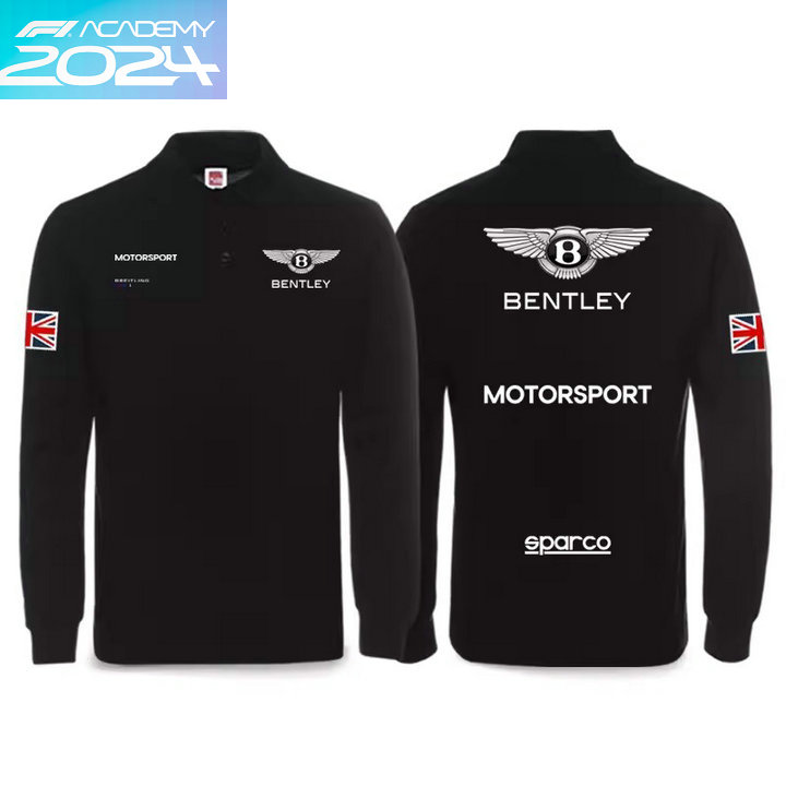 2024 Polo manche longue Bentley Motorsport Coton Homme